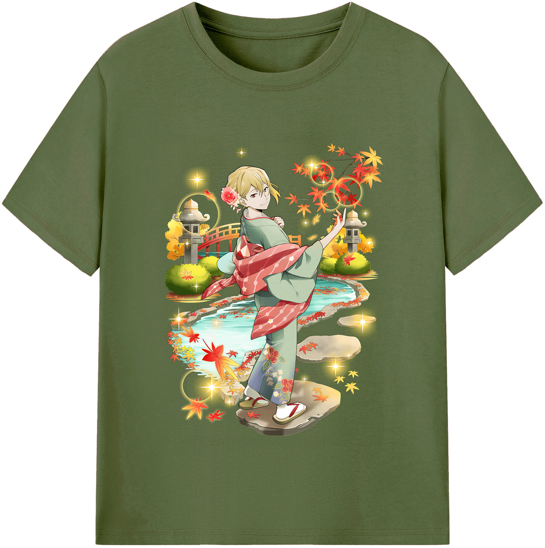 （画像用） 文豪ストレイドッグス Bungo Stray Dogs 綿100％半袖Tシャツ（フロントプリント）